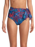 Knotted High-Rise Bikini Bottom