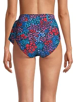 Knotted High-Rise Bikini Bottom