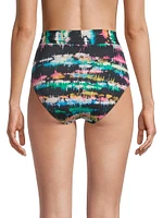 Knotted High-Rise Bikini Bottom