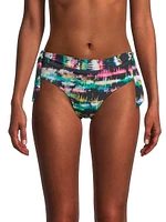 Double-Tie Mid-Rise Bikini Bottom