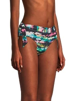 Double-Tie Mid-Rise Bikini Bottom