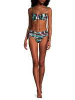 Double-Tie Mid-Rise Bikini Bottom