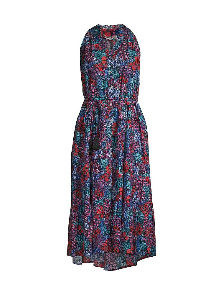 Tracy Floral Cotton Midi-Dress