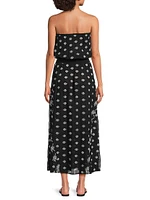 Cynthia Cotton Eyelet Midi-Dress