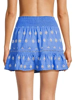 Annetta Cotton Eyelet Miniskirt