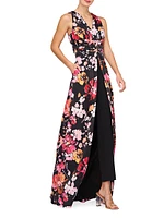 Arlo Floral Organza Walk-Thru Jumpsuit