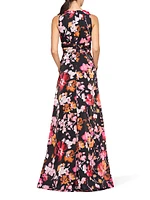 Arlo Floral Organza Walk-Thru Jumpsuit