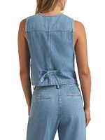 The Poppy Denim Vest