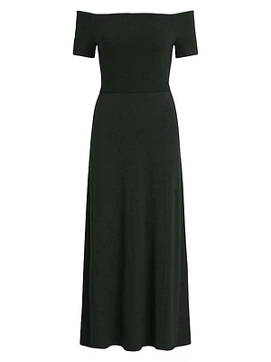 The Genevieve Off-The-Shoulder Maxi Dress