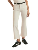 The Erin Low-Rise Crop Boot-Cut Jeans