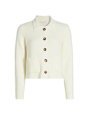 The Annabel Cotton-Blend Knit Jacket