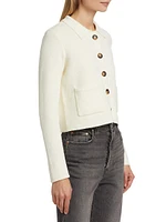 The Annabel Cotton-Blend Knit Jacket