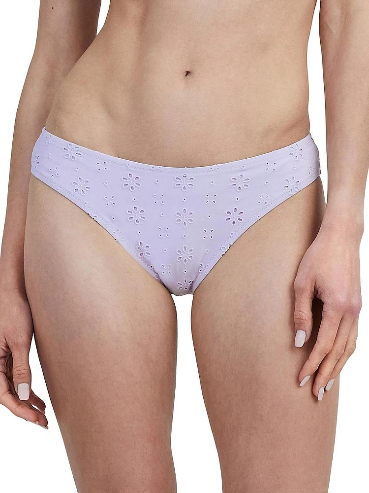 The Daphne Eyelet Bikini Bottom