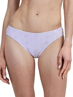 The Daphne Eyelet Bikini Bottom