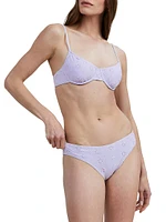 The Daphne Eyelet Underwire Bikini Top