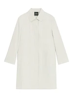 Cotton-Blend Car Coat