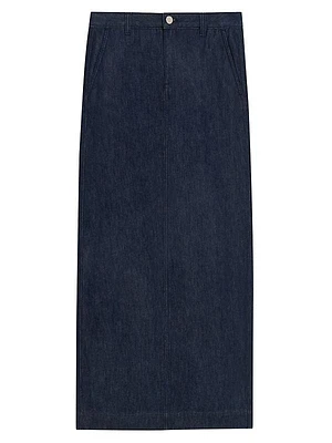 Denim Maxi Skirt