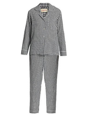 2-Piece Gingham Pajama Set