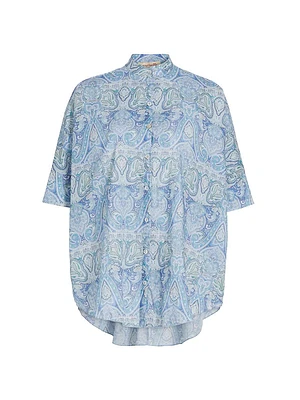 Nahla Flowy Paisley Nightshirt