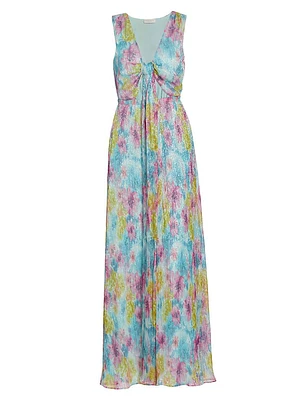 Mila Watercolor Maxi Dress