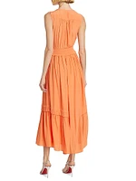 Dierdre Sleeveless Midi-Dress