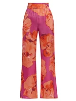 Robin Floral Wide-Leg Pants