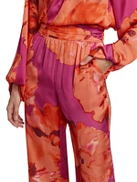 Robin Floral Wide-Leg Pants