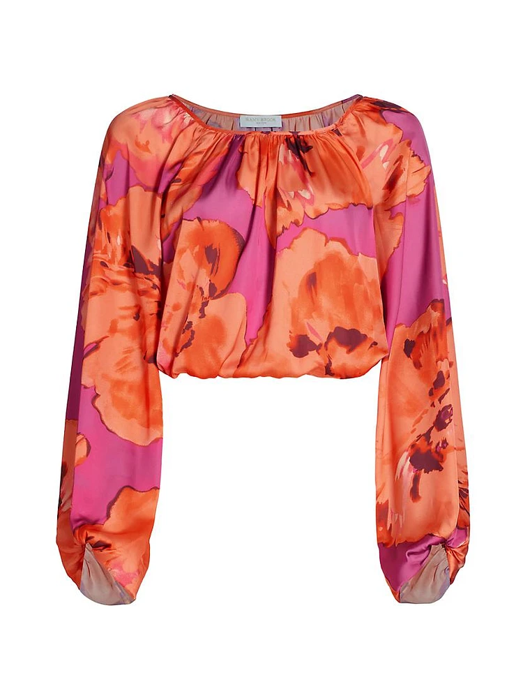 Aria Floral Blouson Top