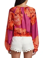 Aria Floral Blouson Top