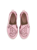 Little Girl's & Butterfly Canvas Espadrilles