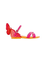 Little Girl's & Chiara Embroidered Sandals