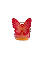 Little Girl's & Chiara Embroidered Sandals