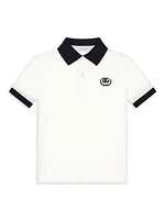 Little Boy's & Logo Polo Shirt