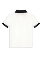 Little Boy's & Logo Polo Shirt