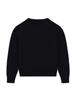 Little Girl's & Forever Wool Crewneck Sweater