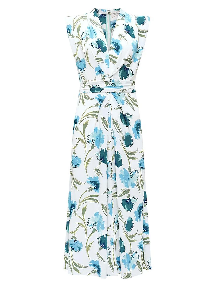 Livia Floral Midi-Dress