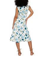 Livia Floral Midi-Dress