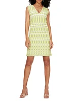 Reilly Geometric Jacquard Minidress