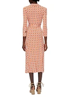 Sana Two Wrap Midi-Dress