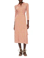 Sana Two Wrap Midi-Dress