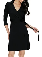 Jeanne Wrap Cocktail Dress