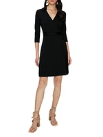 Jeanne Wrap Cocktail Dress