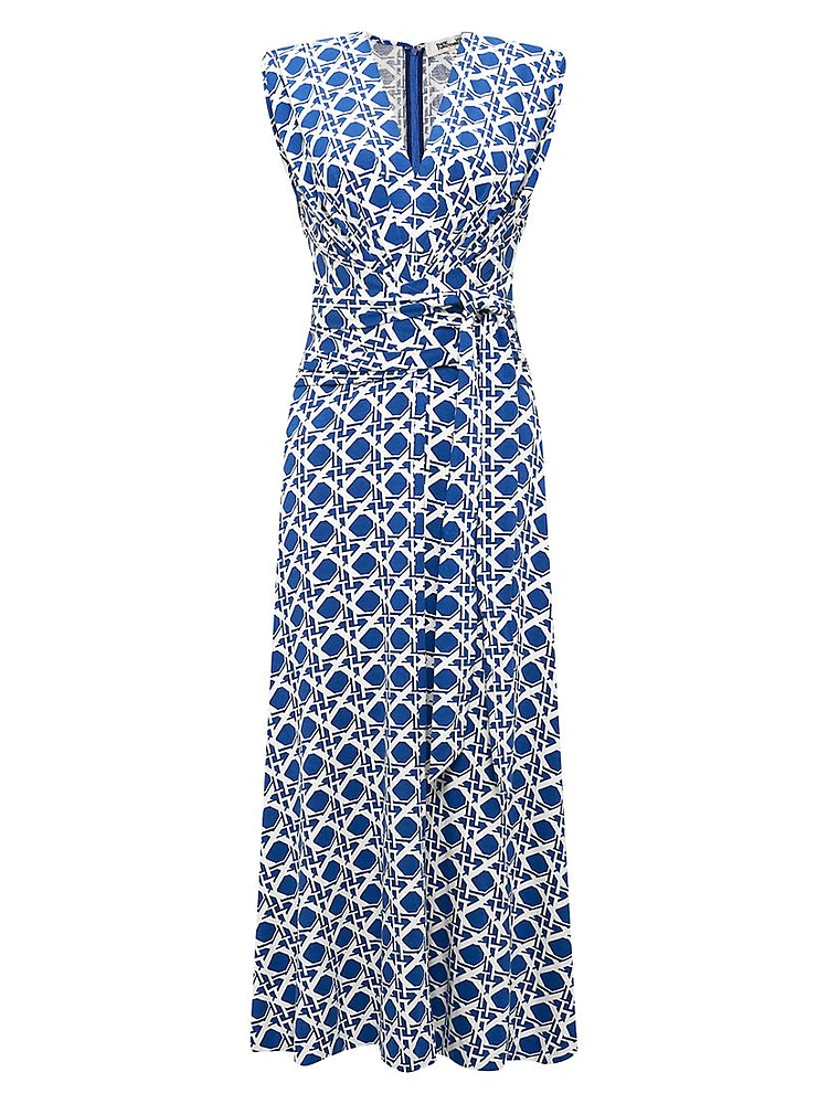 Dorothee Printed Jersey Wrap Dress