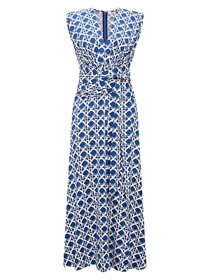 Dorothee Printed Jersey Wrap Dress