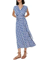 Dorothee Printed Jersey Wrap Dress