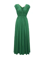 Gillian Pleated Cocktail Dress