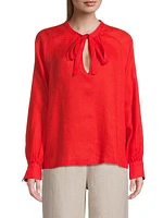 Dortea Linen Blouse