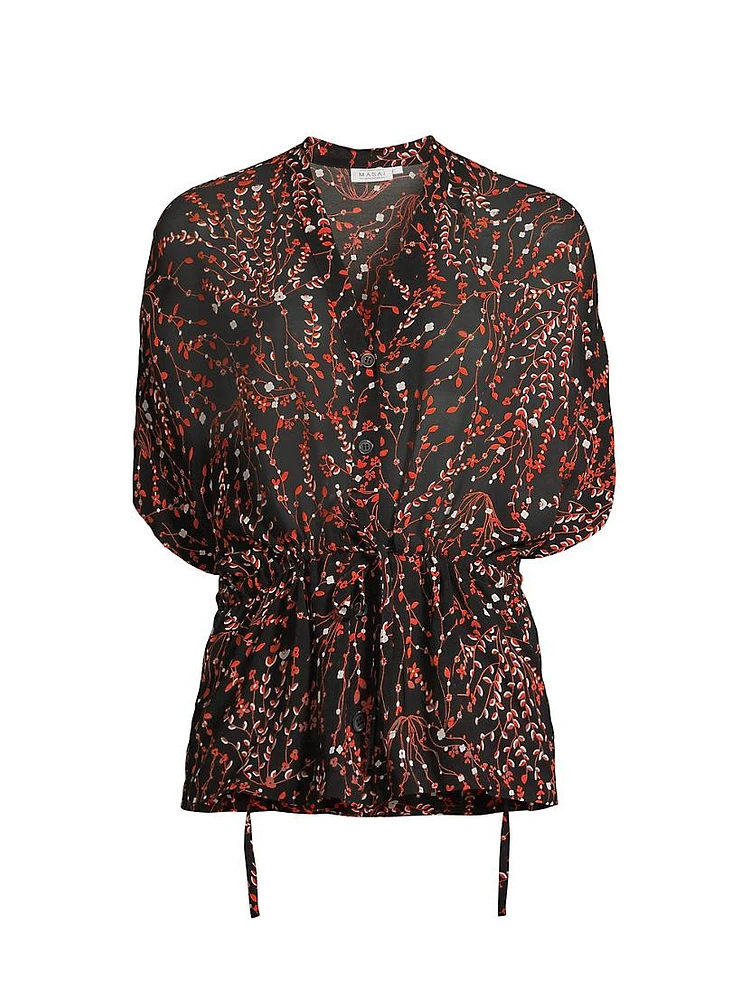 Irekana Floral Blouse