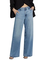 Stella Mid-Rise Wide-Leg Jeans