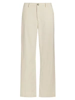 Caden Mid-Rise Straight-Leg Pants